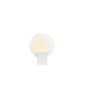 Lampa ścienna Kinkiet Nordlux LED Plastik Biały - nowoczesny kinkiet o okrągłym kształcie i białym wykończeniu.