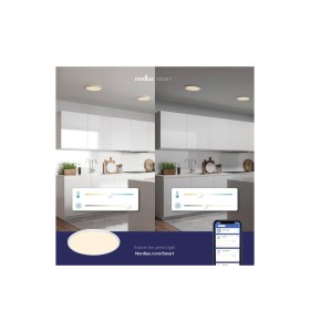 Lampa sufitowa Plafon okrągły SMARTLIGHT NORDLUX 1x30W LED Biały Tworzywo w nowoczesnej kuchni.