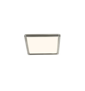 Lampa sufitowa Plafon kwadratowy OJA NORDLUX 1x14,5W LED Srebrny Tworzywo