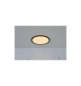 Lampa sufitowa Plafon okrągły OJA NORDLUX 1x14,5W LED Czarny Tworzywo na suficie.