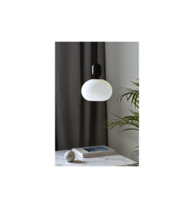 Lampa Wisząca Notti Nordlux E27 40W Czarny w nowoczesnym wnętrzu.