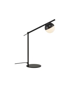 Lampa Stołowa Nordlux G9 5W Metal Czarny na białym tle.