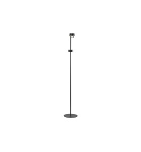 Lampa Podłogowa Nordlux LED Metal Czarny na białym tle.