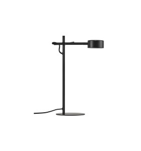 Lampa Stołowa Nordlux LED Metal Czarny na białym tle.