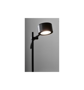 Lampa Stołowa Nordlux LED Metal Czarny na szarym tle