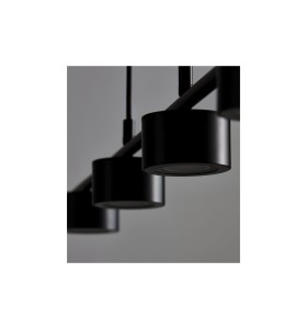 Lampa Wisząca Nordlux LED Metal Czarny z bliska.