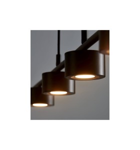 Lampa Wisząca Nordlux LED Metal Czarny z bliska.