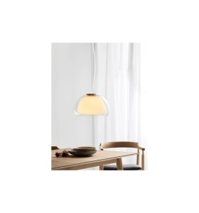 Lampa Wisząca Nordlux E27 40W nad stołem w nowoczesnym wnętrzu.