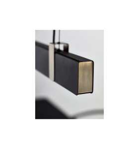 Lampa Wisząca Nordlux LED Metal Czarny minimalistyczny design.