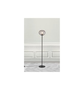 Lampa Podłogowa Nordlux E27 25W Metal Czarny w nowoczesnym wnętrzu.