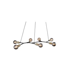 Lampa Wisząca Nordlux E27 60W Metal Czarny z żarówkami.