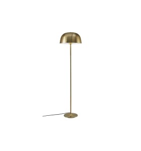 Lampa Podłogowa Nordlux E27 60W Metal Mosiądz na białym tle.