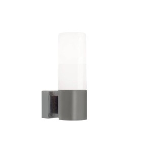 Lampa Łazienkowa Nordlux E14 40W Szczotkowana stal z matowym kloszem.
