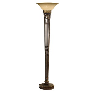 Lampa stojąca Opera Elstead Lighting 1x100W E27 Stal Brązowy, klasyczny design