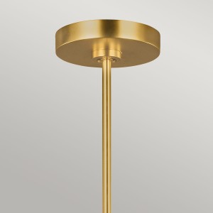 Lampa wisząca żyrandol Brianna Elstead Lighting stal mosiądz z 9 żarówkami E14.