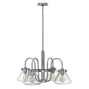 Lampa wisząca Congress Elstead Lighting stal chrom E27.