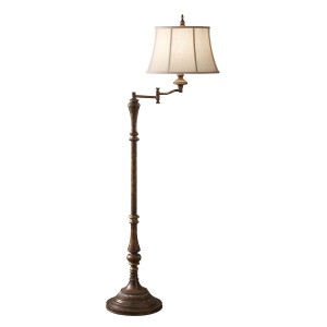 Lampa stojąca Gibson Elstead Lighting stal brązowy.