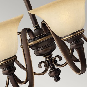 Lampa wisząca/żyrandol Cello Elstead Lighting brązowa stal
