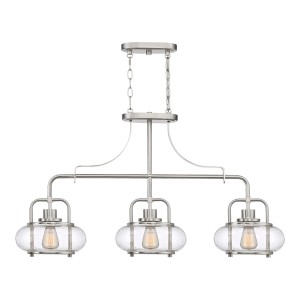 Lampa wisząca Trilogy Elstead Lighting 3x60W E27 Metal Srebrny.