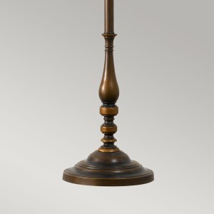 Lampa stojąca Lincolndale Elstead Lighting 1x60W E27 Stal Brązowy – baza lampy.