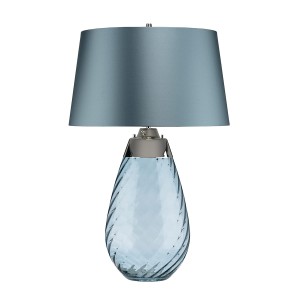 Lampa stojąca Lena Elstead Lighting 1x60W E27 Metal Niebieski.