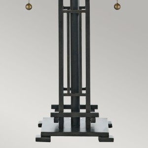 Lampa stojąca Chastain Elstead Lighting 2x60W E27 Stal Wielokolorowy