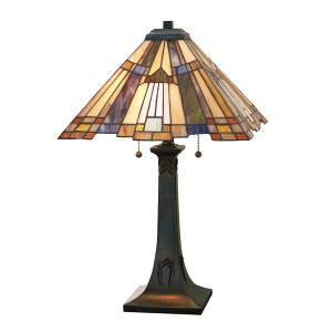 Lampa stojąca Inglenook QZ-INGLENOOK-TL Elstead Lighting 2x60W E27 Metal Wielokolorowy