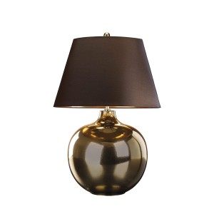 Lampa stojąca Ottoman Elstead Lighting 1x60W E27 porcelana brązowy.