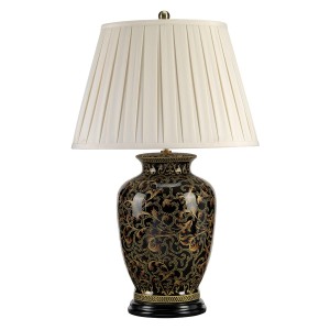 Lampa stojąca Morris Elstead Lighting 1x60W E27 z porcelany, wielokolorowa.