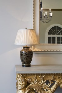 Lampa stojąca Morris Elstead Lighting 1x60W E27 wielokolorowa porcelana.