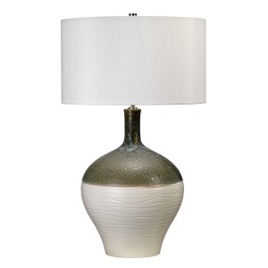 Lampa stojąca Eden Park Elstead Lighting 1x60W E27 ceramika wielokolorowa.