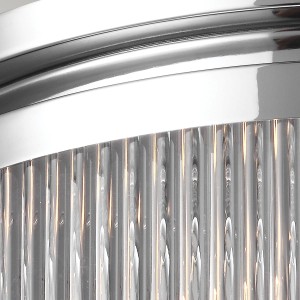 Lampa sufitowa plafon Paulson Elstead Lighting 4x3W srebrny stal detal.