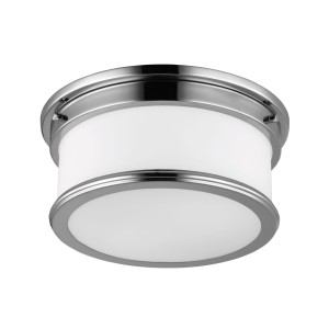 Lampa sufitowa plafon Payne FE-PAYNE-F-BATH Elstead Lighting 2x60W Srebrny Stal