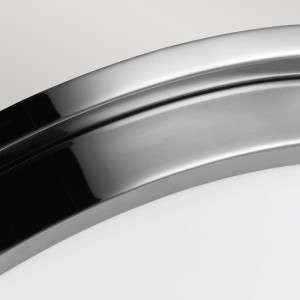 Lampa sufitowa plafon Payne Elstead Lighting srebrny stal detal.