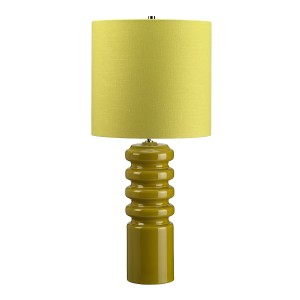 Lampa stojąca Contour Elstead Lighting 1x60W E27 Porcelana Żółty.