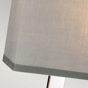 Lampa stojąca Magro Elstead Lighting 1x60W E27 Ceramika Szary abażur.
