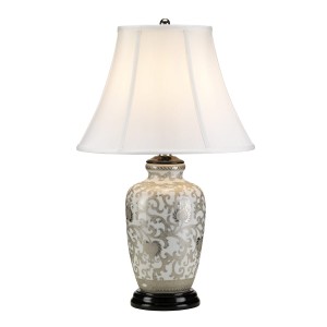 Lampa stojąca Silverthistle SILVERTHISTLE-TL Elstead Lighting Onex60W E27 Porcelana Wielokolorowy