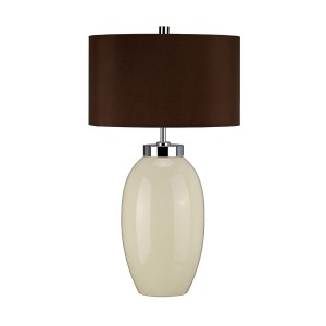 Lampa stojąca Victor VICTOR-SM-TL-CR Elstead Lighting 1x60W E27 Porcelana Brązowy
