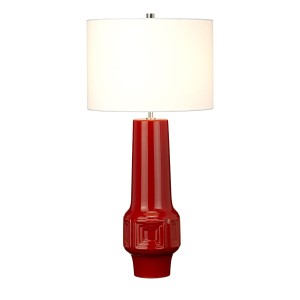 Lampa stojąca Muswell MUSWELL-TL Elstead Lighting 1x60W E27 Ceramika Czerwony