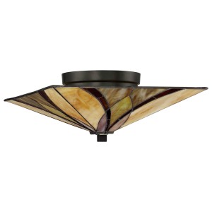 Lampa stojąca Asheville Elstead Lighting 2x60W E27 Metal Wielokolorowy.