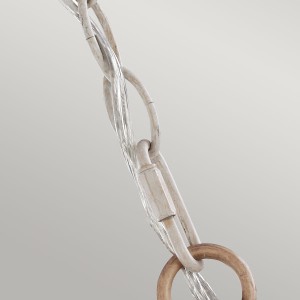 Łańcuch lampy wiszącej/żyrandola Hartsville Elstead Lighting 3x60W E14 Stal Biały.