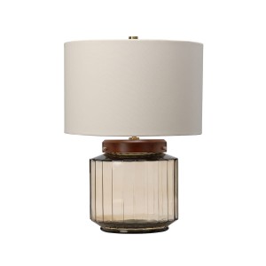 Lampa stojąca Luga LUGA-TL-SMOKE Elstead Lighting 1x60W E27 Stal Brązowy