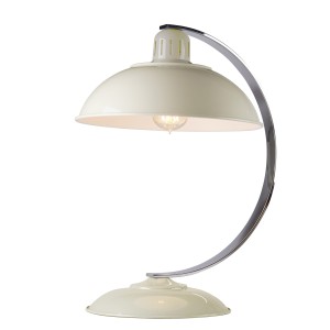 Lampa stojąca Franklin FRANKLIN-CREAM Elstead Lighting 1x60W E27 Stal Beżowy