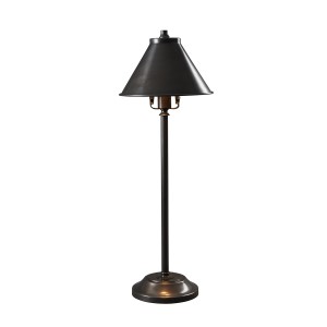 Lampa stojąca Provence Elstead Lighting brązowa stalowa podstawka E14.