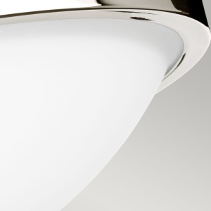 Lampa sufitowa plafon Gravity Elstead Lighting srebrny stal detal.