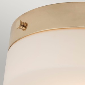 Lampa sufitowa plafon Tamar Elstead Lighting złoty stal.