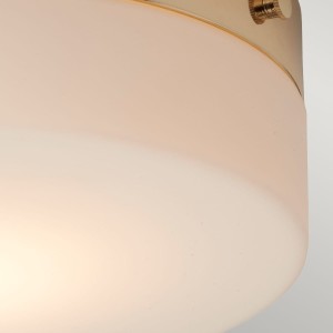 Lampa sufitowa plafon Tamar Elstead Lighting złoty stal.