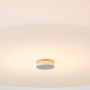 Lampa sufitowa plafon Tamar Elstead Lighting 1x9W Chrom Stal na białym tle.