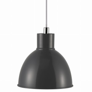 Lampa wisząca POP 45833050 Nordlux 60W E27 Szary Metal