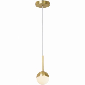 Lampa wisząca CONTINA 2113153035 Nordlux 5W G9 Złoty Metal/Szkło